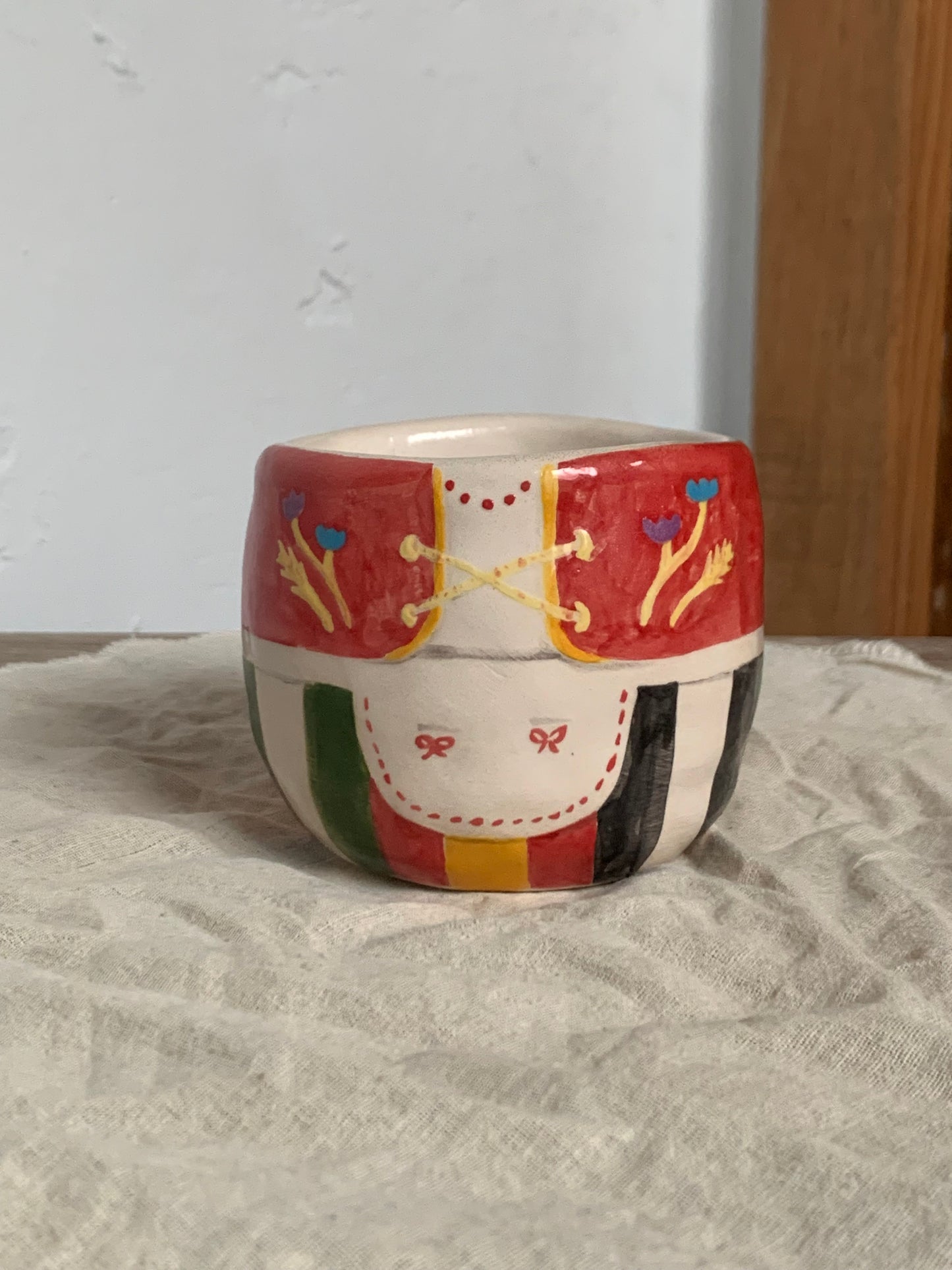 01 | Vaso Traje Típico Canario